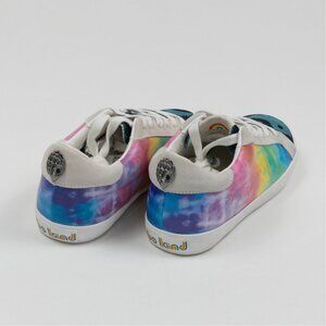 Kurt Geiger Women Lexi Tie-Dye Lace-Up Sneakers Multi Size 7.5